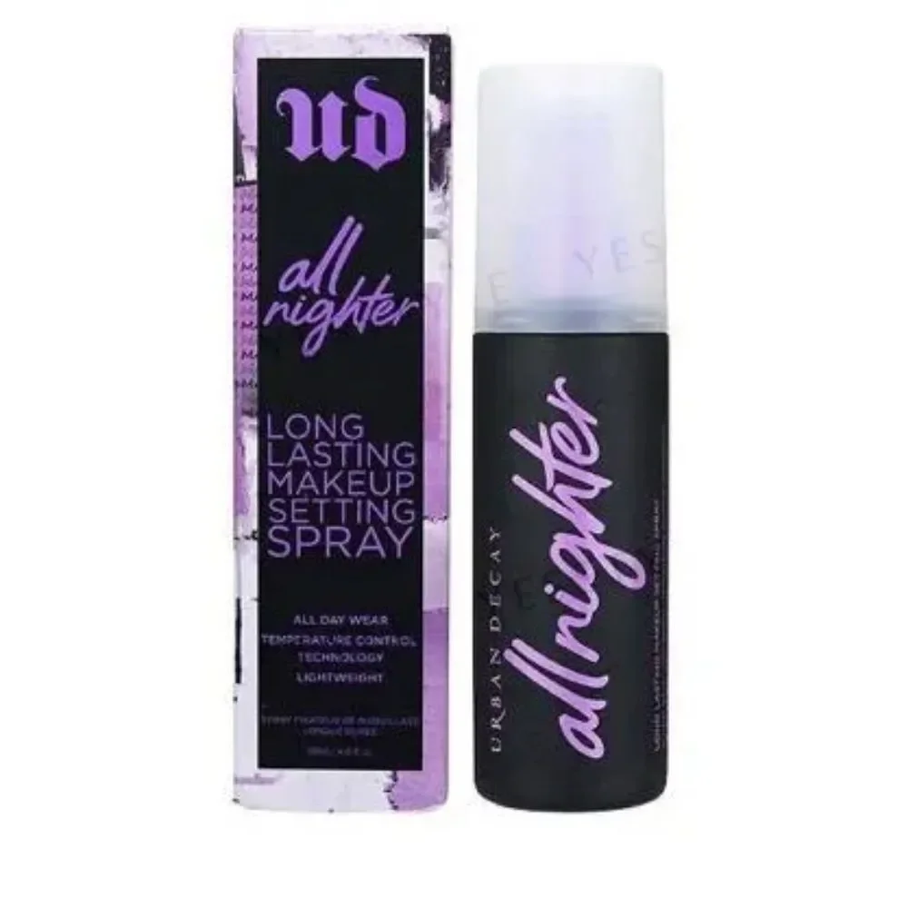Urban Decay All Nighter Setting Spray - Purple and Black